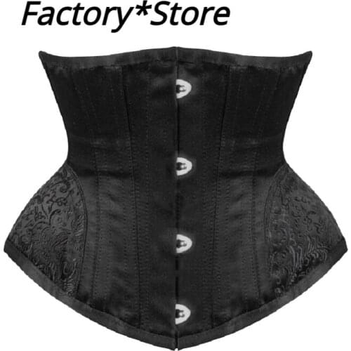 Gothic Slimming Body Shaping Waist Corset, Waist Trainer Underbust Corset Steampunk Corse Bustier Sexy Lingerie
