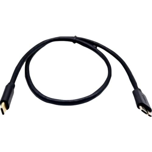 1x Gold Plated USB 3.1 Type C Male to USB 3.0 Micro B Male Plug HDD Enclosure Fast Data Sync Connector Cable 0.5m/1m/1.8m