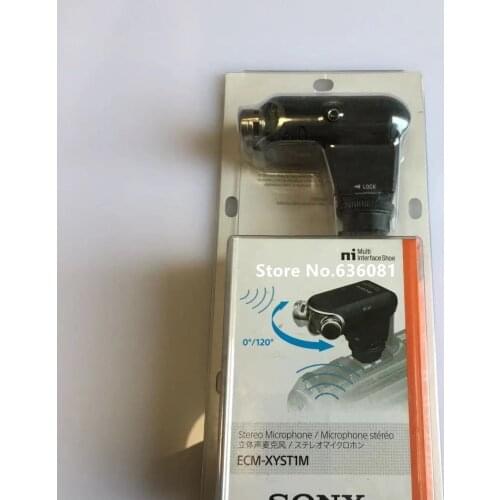 ECM-XYST1M Stereo Mic Microphone For Sony A7RM3 A7RM4 FDR-AX700 A9 A7R A7S DSC-RX100M6 A6500 A6600 A7RM2 A7SM2 DSC-RX100M7