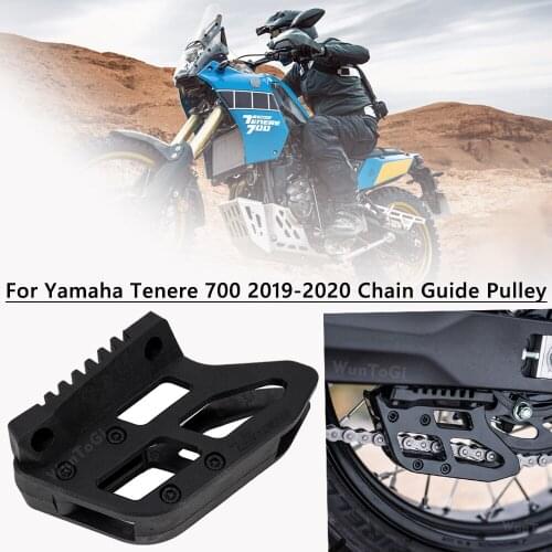 For YAMAHA Tenere 700 TENERE700 T700 T7 Motorcycle Chain Guide Pulley Ring Stabilizer Chainring Protector Plate Guard Cover 2021