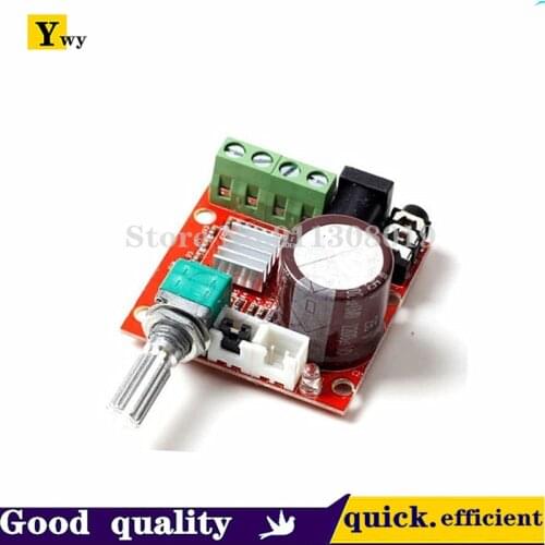 PAM8610 Mini Power Amplifier Board TDA2030 12V 10W Pure Class D Stereo Power Amplifier