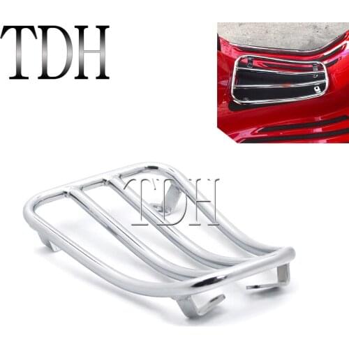 Chrome Aluminum Foot Pedal Rest Holder for Vespa Sprint Primavera 125 150 2017 2018 2019 Motorcycle Front Luggage Rack Bracket