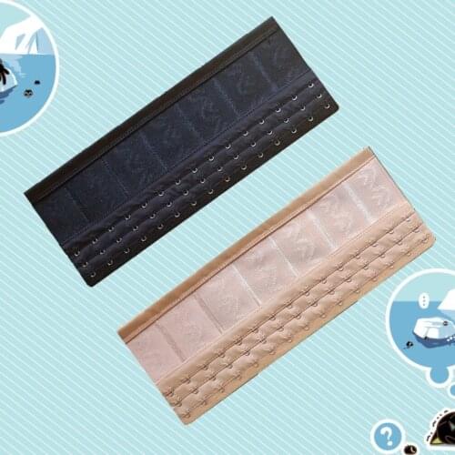 Women Underwear Stretch Extender 3Rows 15Buckles Bra Adjustable Corset Accessories Abdomen Shapewear Extension Buckle