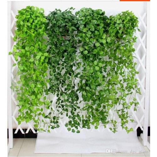 Hanging Vine Leaves Artificial Greenery Artificial Plants Leaves Garland Home Garden Wedding Decorations Wall Decor