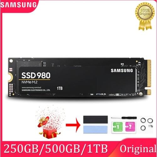 SAMSUNG M.2 2280 SSD NVMe 980 250GB 500GB 1TB Internal Solid State Drive Hard Disk TLC PCIe Gen 3.0 x 4, NVMe 1.4 for Desktop PC