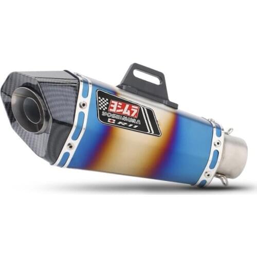 51mm/60mm Motorcycle pipe exhaust with DB killer Motorcycle Exhaust Pipe Muffler Carbon Fiber GP-project Exhaust Pipe