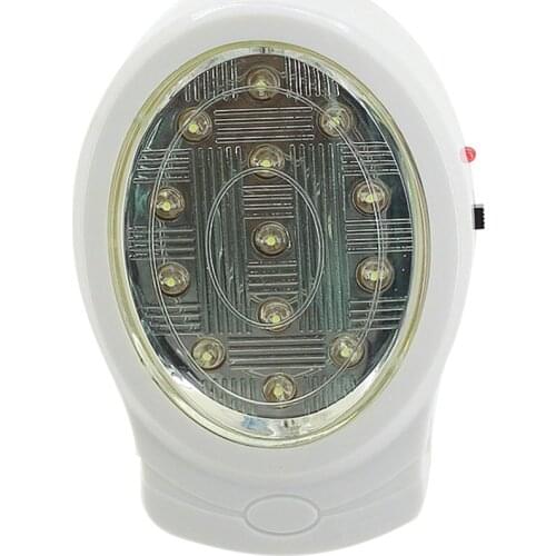 1pc 2W 13 LED Rechargeable Home Emergency Light Automatic Power Failure Outage Lamp Bulb Night Light 110-240V US Plug Sale