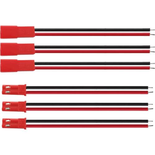 5Pair/Lot 10 CM JST 2 Pin Electrical Wire Connector JST 2P Male Plug Female Jack DIY Toys RC Battery LED Strip Cable Connector