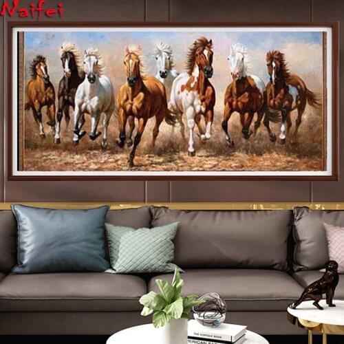 Abstract colorful lion full square Diy diamond painting sale animals round diamond embroidery Europe office decor Christmas gift