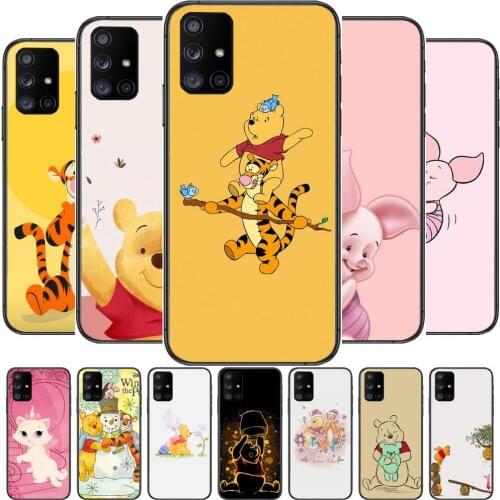 Disney Cartoons Cute 2021 Phone Case Hull For Samsung Galaxy A50 A51 A71 A70 A52 A40 A30 A31 A80 A20E 5G S Black Shell Art Cell