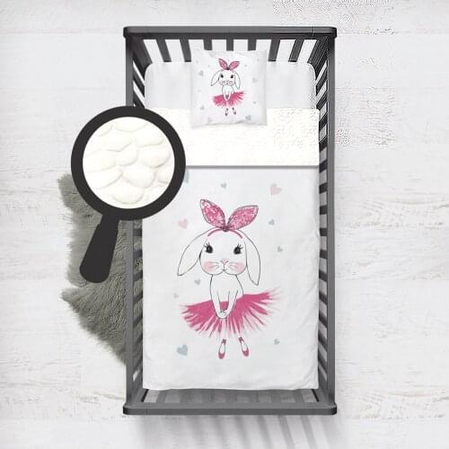 Kids Minky Blanket Super Soft and Warm Blankets Children for Couch and Bed Pink Ballerina Rabbit Model 148