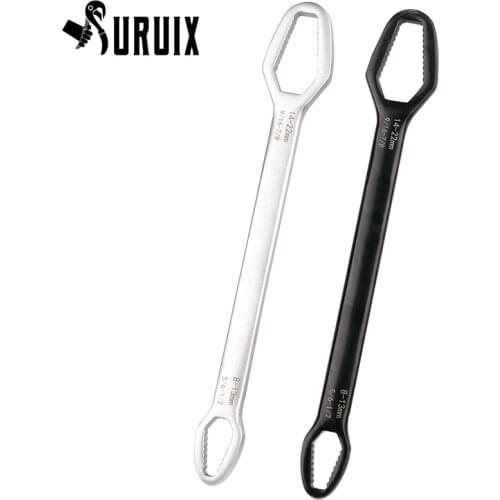 Double End Multifunctional Universal Wrench 8mm-22mm Self-Tightening Universal Wrench Repair Tools Two-end Special-shaped Wrench
