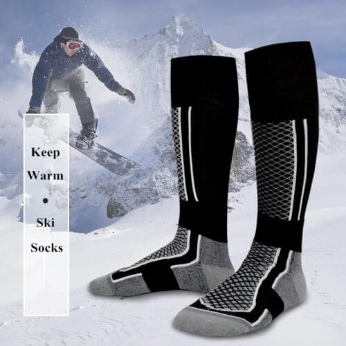 Ski Socks Winter Warm Thick Terry Socks Men Women Outdoor Cycling Snowboarding Hiking Sport Socks Thicker Thermosocks