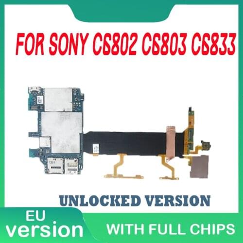 For Sony Xperia Z Ultra Xl39h C6802/C6803 C6833 Motherboard Android OS C6802/C6803 C6833 Clean Main Board