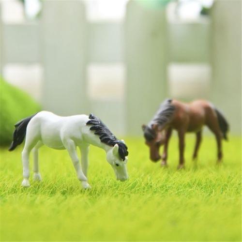 Micro Landscape Resin Crafts Mini Craft Micro Cute Cartoon Horse Landscape Fancy Fairy Garden Miniatures