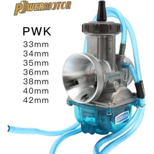 Motorcycle KEIHI PWK Carburetor 33 34 35 36 38 40 42mm Carb 2T/4T Scooter For Suzuki Yamaha Honda ATV UTV with Power Jet