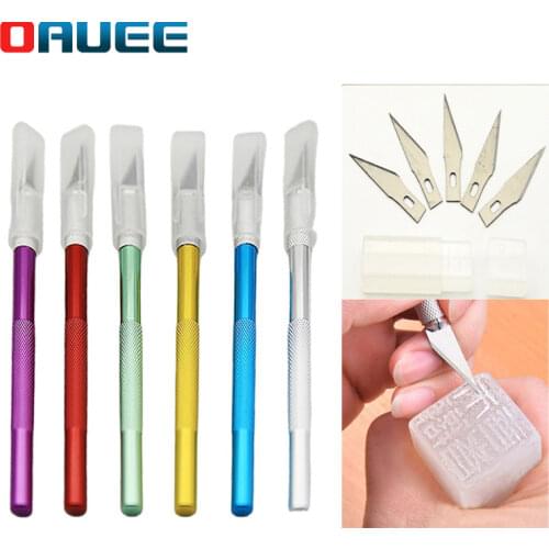 9pcs Blades Craft Artwork Cutting Knife DIY Carving Knife Stencil Scoring Hobby Chiseling Model Repairing Sculpture Knife