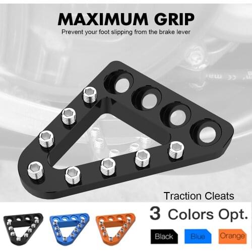 For Husqvarna TE TX TC FC FX FE 125 250 300 350 400 450 501 2016 -2021 Adjustable Brake Pedal Step Tip Plate For KTM SX SXF EXC