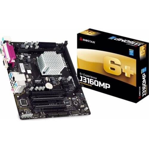 New integrated CPU quad-core motherboard for BIOSTAR J3160MP integrated for Intel Celeron J3160 CPU DDR3 16G