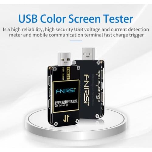 Protocol Capacity Test Current and Voltage Meter FNB38 Fast Charging Intelligent Security Tester QC4+ PD3.0 2.0 PPS USB Tester