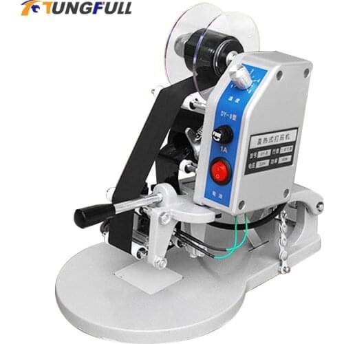 Manual Direct Thermal Hot Foil Stamping Coding Printer Date Ribbon Coder Machine 220V DY-8