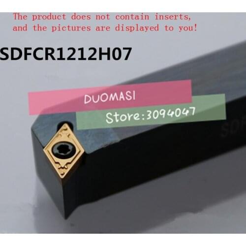 SDFCR1212H07 12*12*100MM Metal Lathe Cutting Tools Lathe Machine CNC Turning Tools External Turning Tool Holder S-Type SDFCR/L