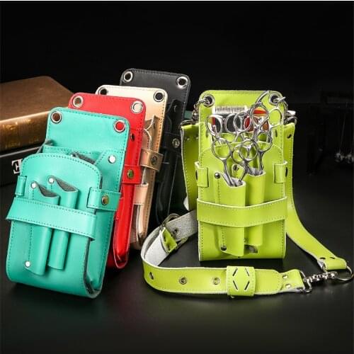 Storage Bag Cross Body of Hairdressing Tool Scissor for Hairdresser Pet Cosmetologist E299