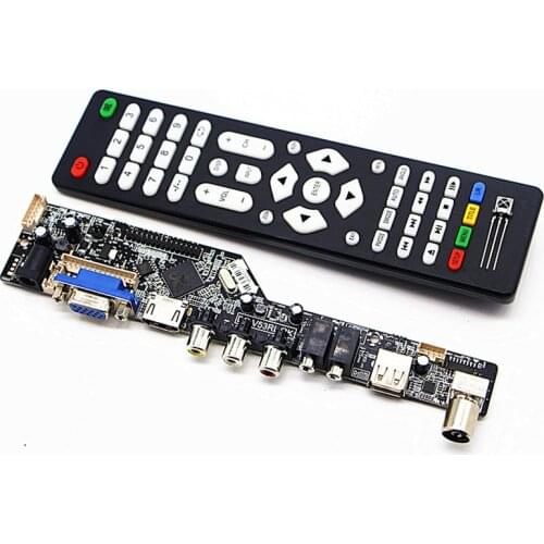 V53 Upgrade V56 V59 Universal LCD TV Controller Driver Board PC/VGA/HDMI/USB Interface