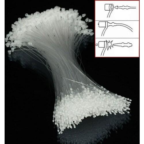 High Quality 1000pcs Hot Plastic Snap Lock Pins Security Loop Tag Fasteners Price Tag Fastener