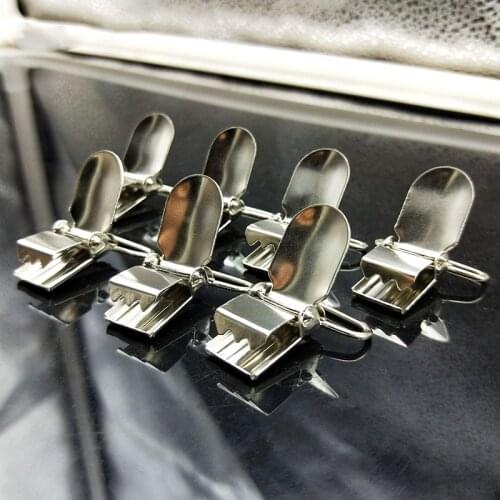 120 pcs Metal Pacifier Suspender Clips Garment Clips Craft for Bib Clips Toy Holder Clothes Sewing Accessory