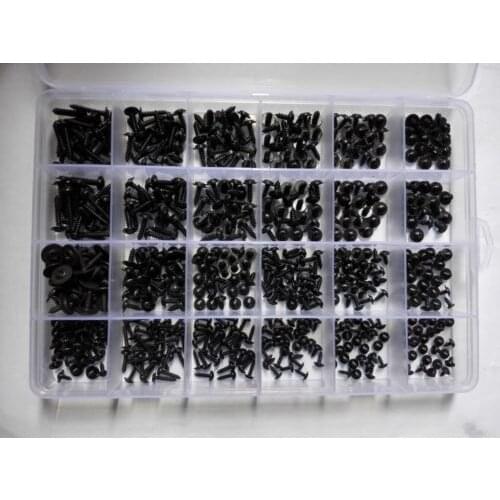 600pcs M2 M2.3 M2.6 M3 Phillips Phillips Head With Washer Self-tapping Screws Assortment Free Shipping