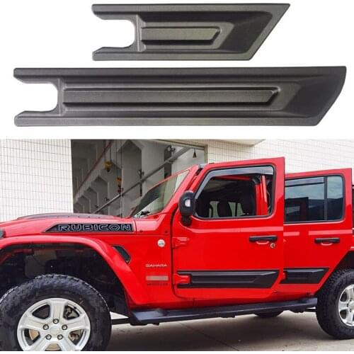 Car Accessories ABS Injection Black Side Molding Body Kits Trim For Jeep Wrangler JK JL 2007-2020 & Jeep Gladiator JT