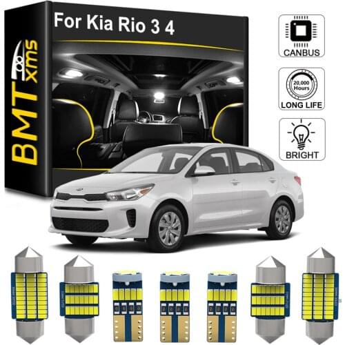 BMTxms For Kia Rio 3 4 1999-2012 2013 2014 2015 2018 2020 2021 Accessories ​Canbus Vehicle LED Interior Light License Plate Lamp