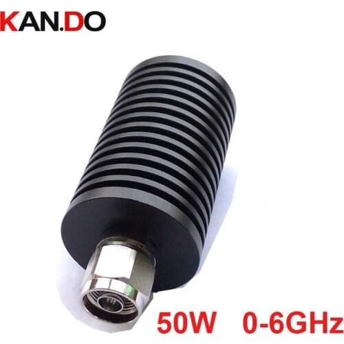 N male RF load 50W 0-6ghz cable feeder RF COAXIAL cable jack 50W connector N male cable load cable communication converter N