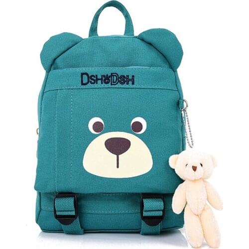 Fashion childrens school bag cartoon bear backpack baby toddler children school bag kindergarten boy girl backpack