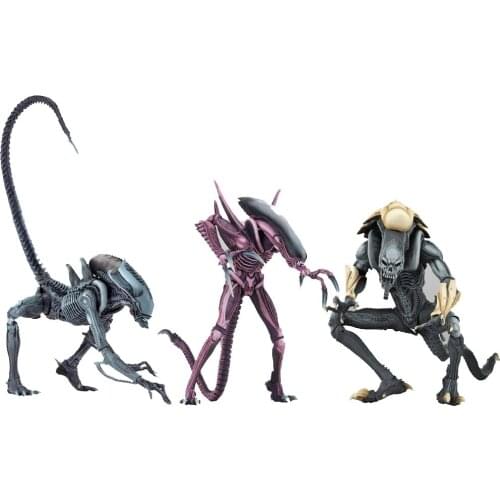 NECA AVP Alien VS. Predator Arachnoid Chrysalis Razor Claws Alien PVC Action Figure Collectible Model Toy