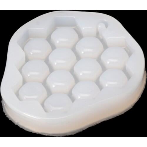 Bee Honeycomb Liquid Silicone Mold DIY Resin Grape Jewelry Making Pendant Mould 87HC