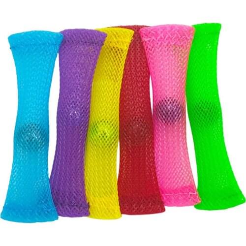 Braided Network with Marble Relieve Stress Sensory Fidget Toy for Children Adult Empathy and Exhalation Curative System