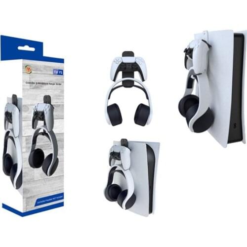 For PlayStation5 Game Handle Earphone Suspension Storage Bracket N-Switch/Xbox/PS4 Series Game Handle Earphone Bracket