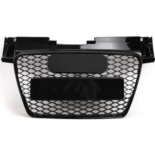 For TTRS Style Car Front Bumper Mesh Car Front Grille Racing Grill for Audi TT/TTS 8J 2006-2014 Car Mesh