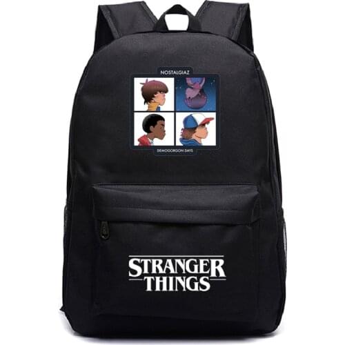 Stranger Things Backpacks Boys Girls Mochila for School Bookbag Daily School Book Rucksack Travel Bags Laptop Chain Knapsack