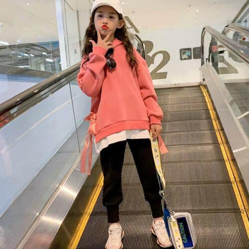 Kids Tracksuit For Girls Clothing Sets 2020 Autumn Winter Toddler Girls Clothes Outfit Suit Children Clothing 8 10 12 14 Year