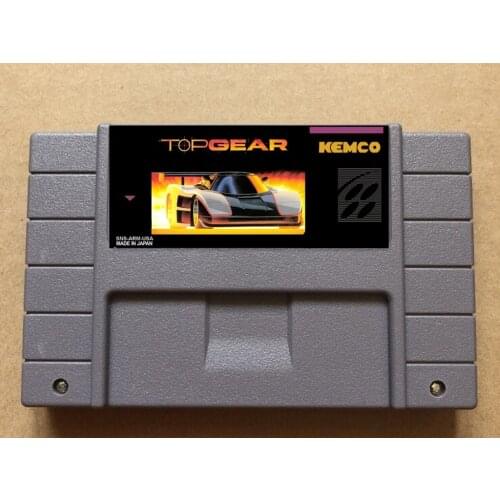 Top Gear USA -NTSC version 16 bit 46 pins video games