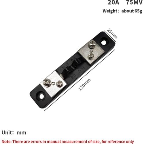 1PC FL-2 10A 15A 20A 30A 50A/75mV External Shunt DC Current Meter Shunt resistor For Digital Ammeter amp DC amperometro Pointer