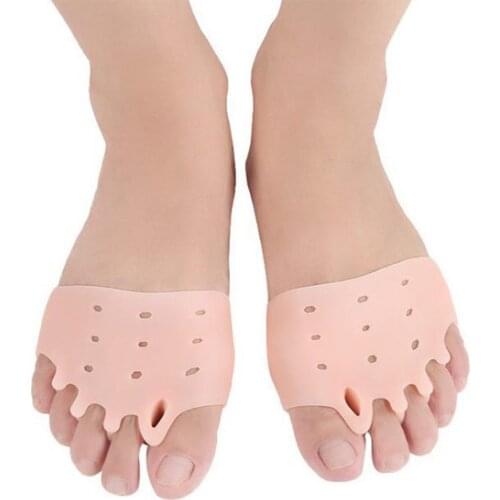 1 Pair Bunion Corrector Toe Separator Hallux Valgus Tool Silicone Bones Overlapping Protector Orthotics Hot Care Foot Pedic K0Z4