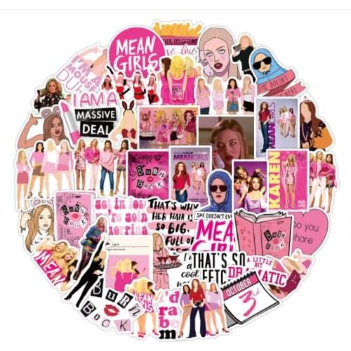 10/30/50Pcs/Set Cool girl For Snowboard Laptop Luggage Fridge Car- Styling Vinyl Decal Home Decor Stickers