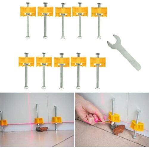 10pcs Tile Locator Wall Tiles Regulator Height Adjustment Positioner Leveler A5YD