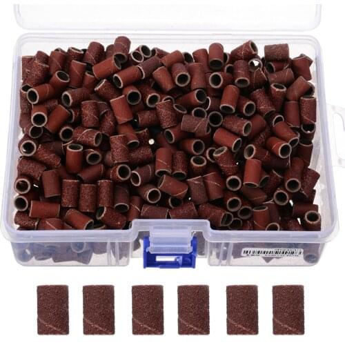 485pcs Sanding Sleeves 1/4" Sanding Grinding Wheel 0#-600# Grits 5 Rotary Tool Grinding Abrasive