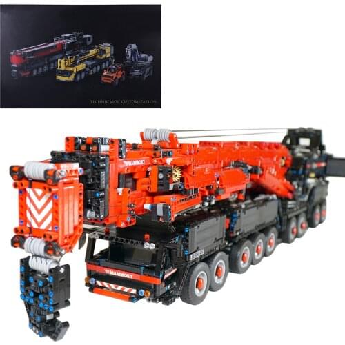 7705Pcs MOC Electric Remote Control Giant Crane Model Building Blocks Toys for Legoing Technic