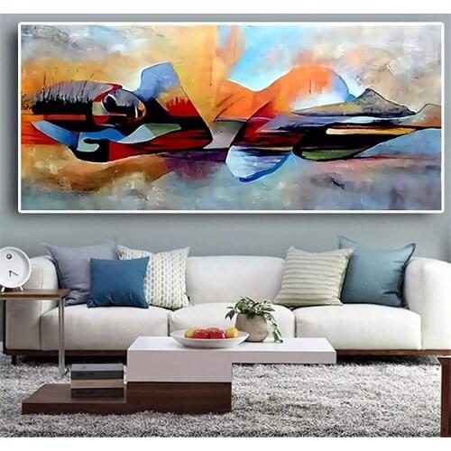 Buddha Abstract Minimalist Wall Art Canvas Poster and Print Canvas Painting Decorative Picture Living Room Home Decor Framework